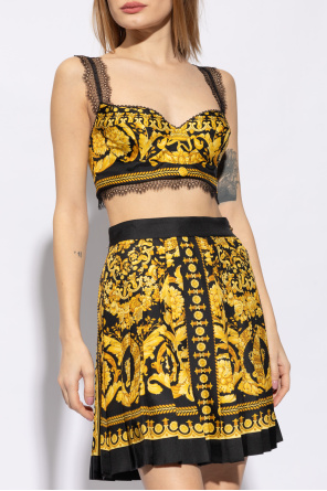Versace Tank top with Barocco pattern