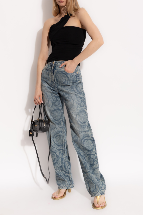 Versace Top with exposed shoulder