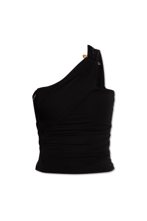 Top with bare shoulder