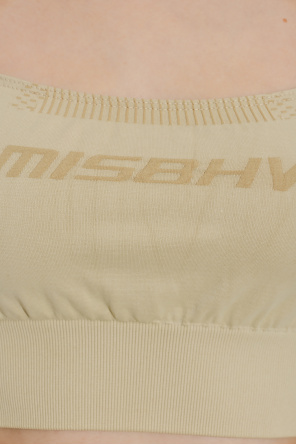 MISBHV high-neck shearling leather jacket