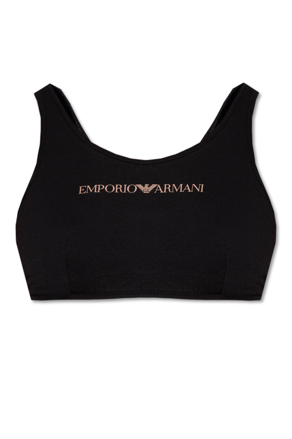 Emporio Armani Emporio Armani Felpa girocollo blu navy con piccolo logo