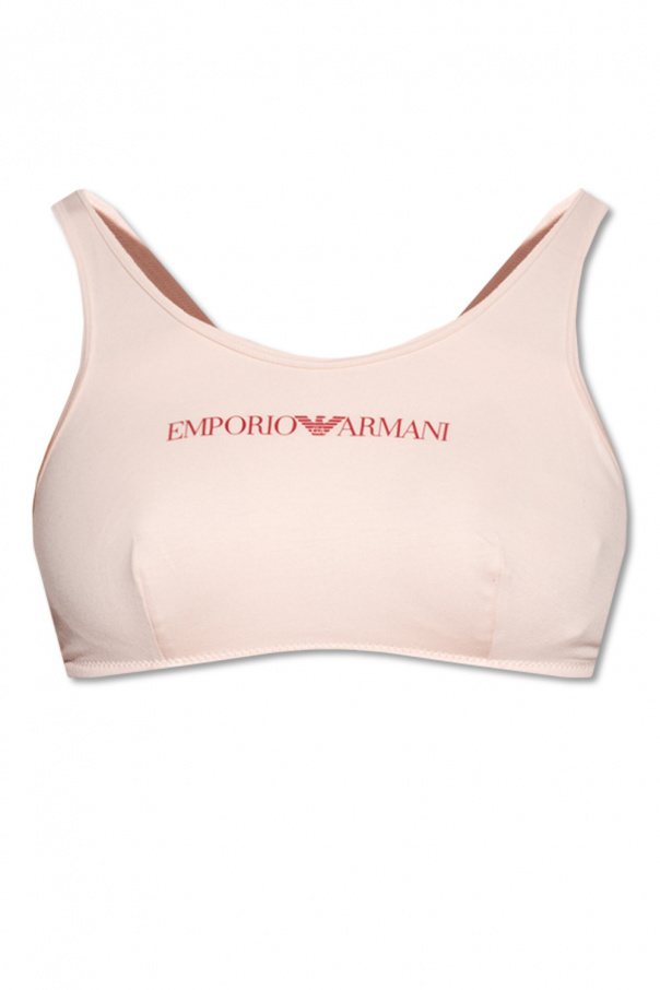 Emporio Armani Sports bra with logo