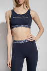Emporio Armani NAVY BLUE Cotton bra with logo