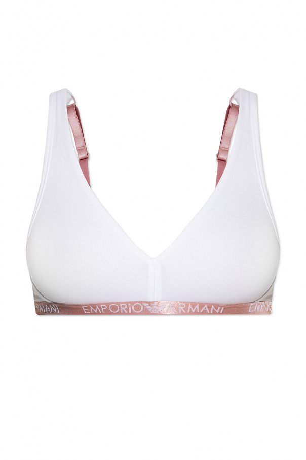 Emporio Armani EMPORIO ARMANI LACE-TRIMMED BRA