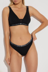 Emporio Armani BLACK Cotton bra with logo