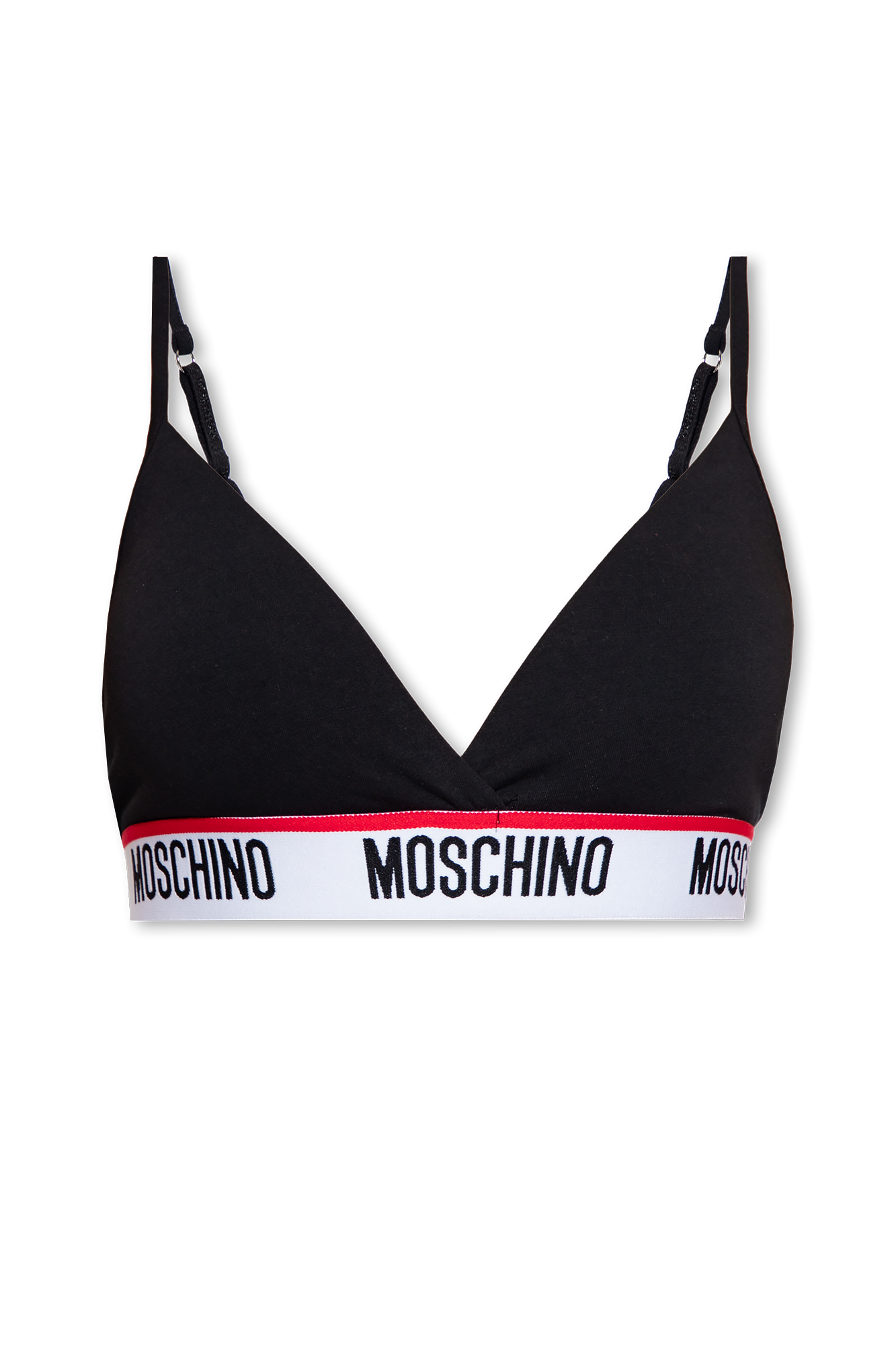 Moschino Bra With Logo in White