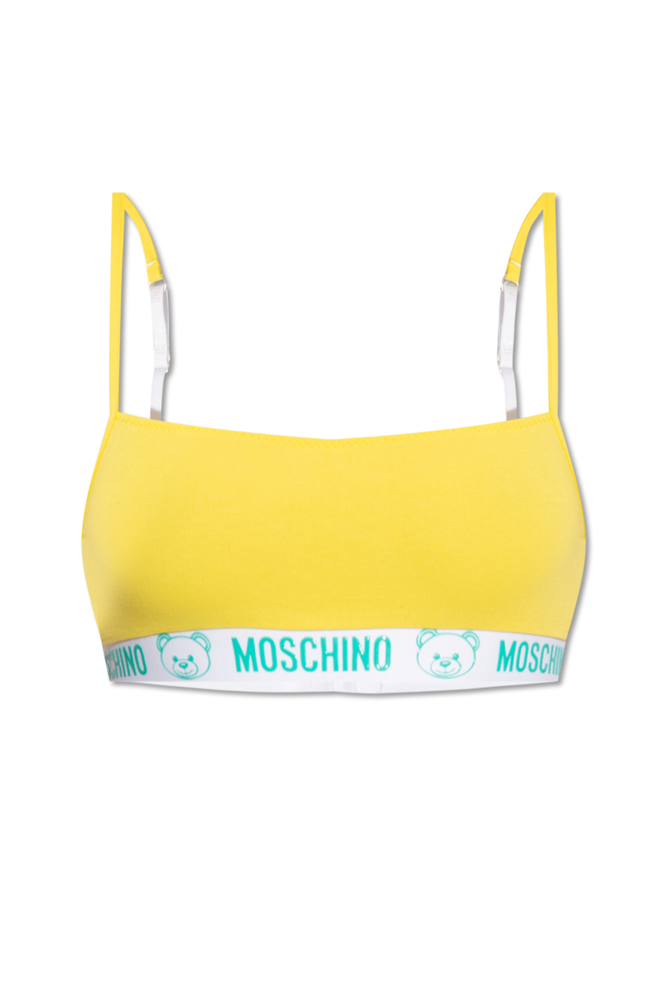 Yellow Bra with logo Moschino - Vitkac Canada
