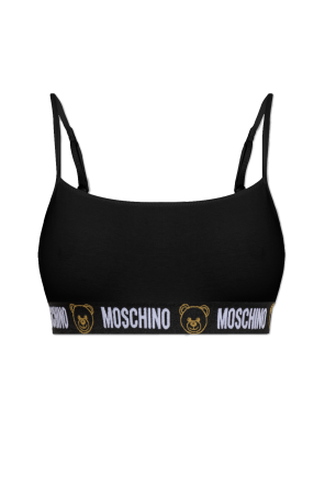 Bra with logo