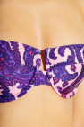 Zimmermann Patterned bikini bra