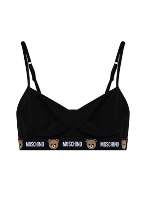 Bra with logo