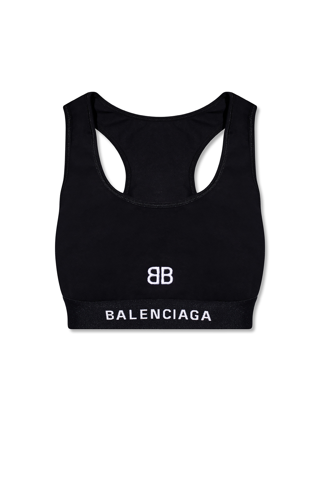 Sports bra with logo Balenciaga - IetpShops Denmark