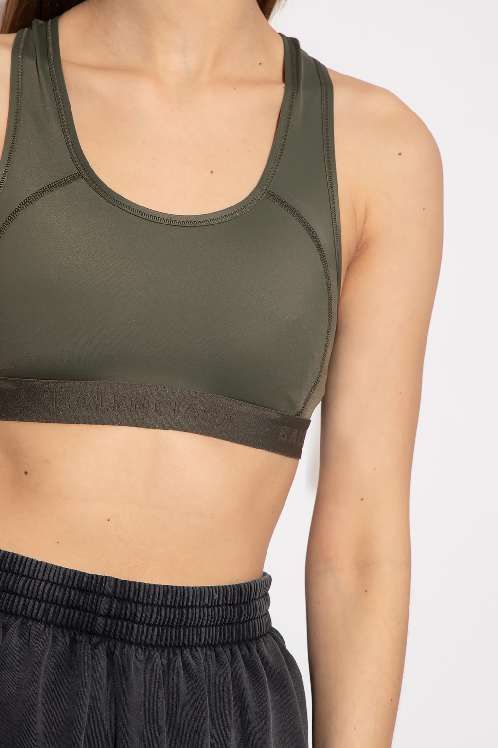 Balenciaga Sports bra with logo