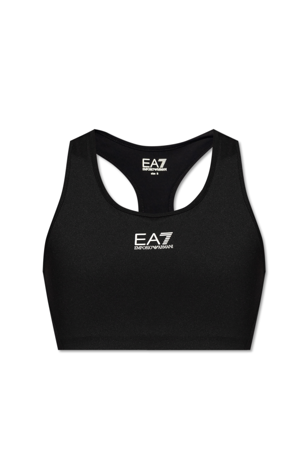 EA7 Emporio Armani Top z nadrukowanym logo