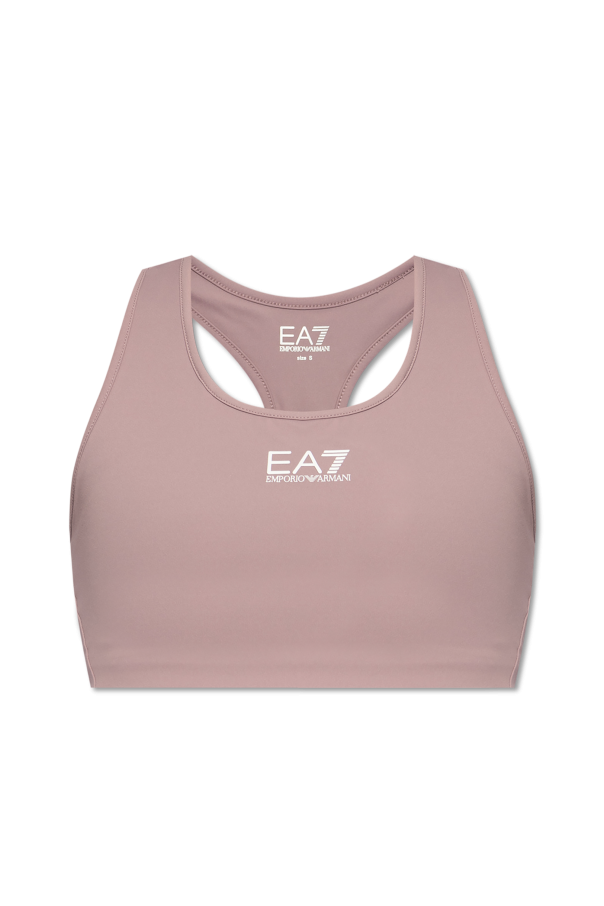 EA7 Emporio Armani Top z nadrukowanym logo