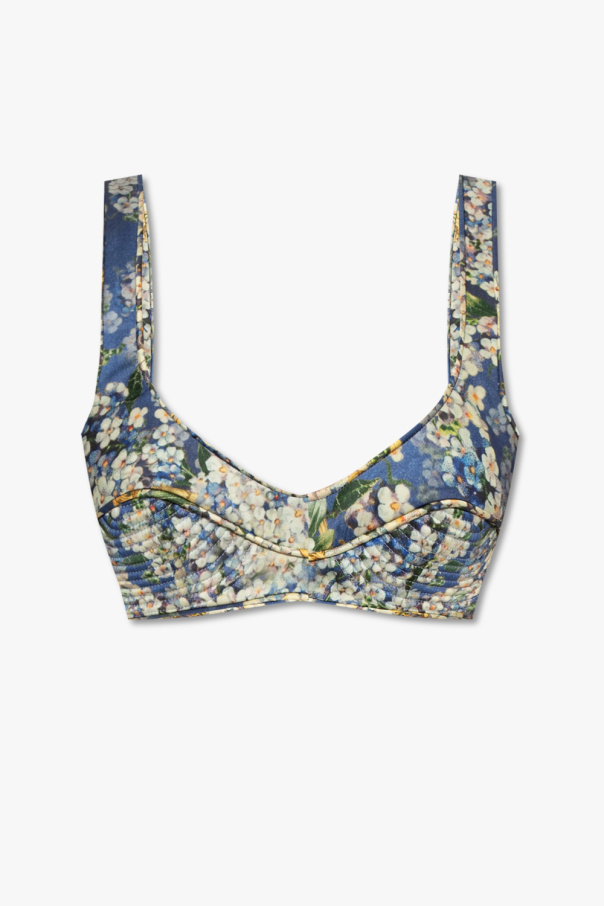 Zimmermann Cropped top with floral motif
