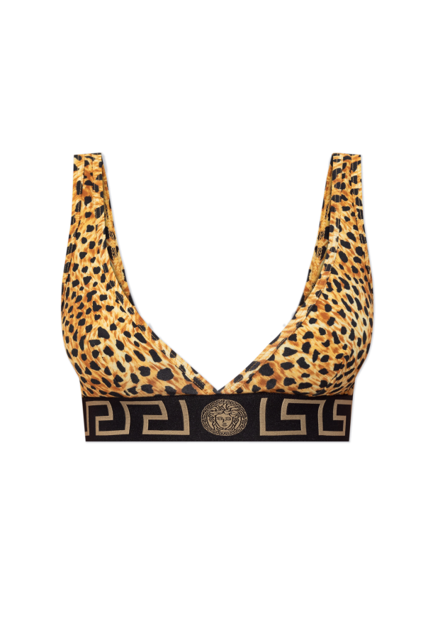 Animal print bra od Versace