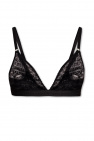 Balmain BLACK Bra with logo