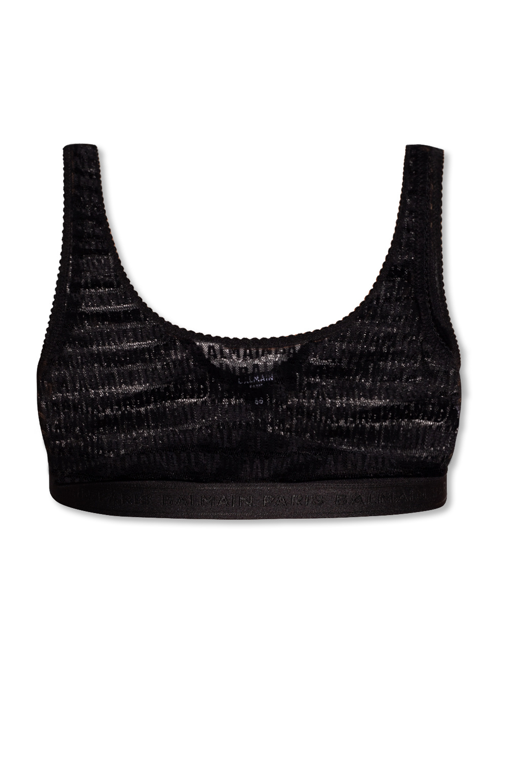 Balmain Paris T-Shirt  Black Sports bra Balmain - IetpShops BF