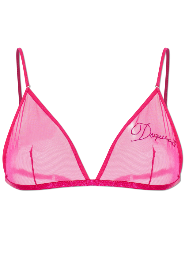 Bra with sequin logo od Dsquared2