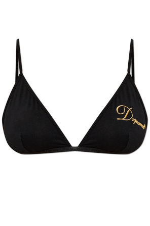Bralette with embroidered logo