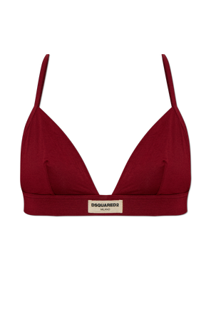 Bra with logo