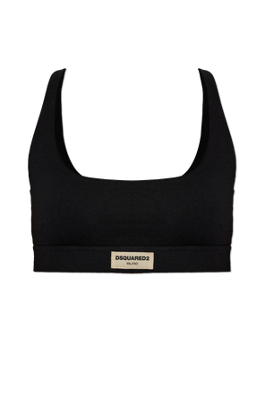 Bra with logo