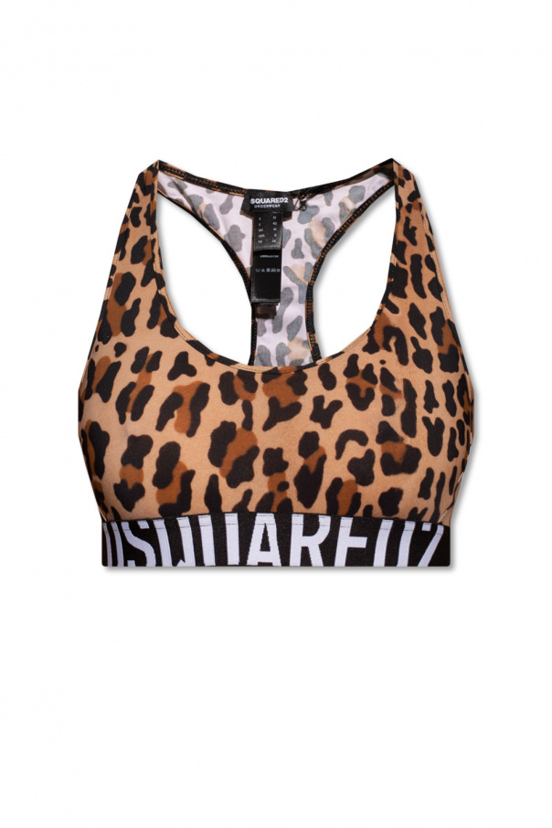 Dsquared2 DSQUARED2 SPORTS BRA WITH LOGO