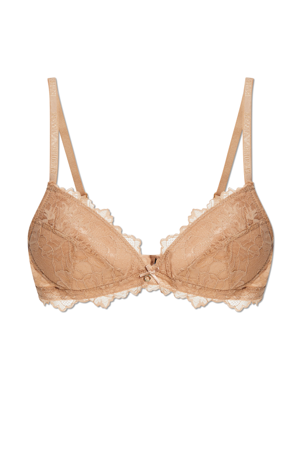 Lace bra from the Sustainability collection od Emporio Armani