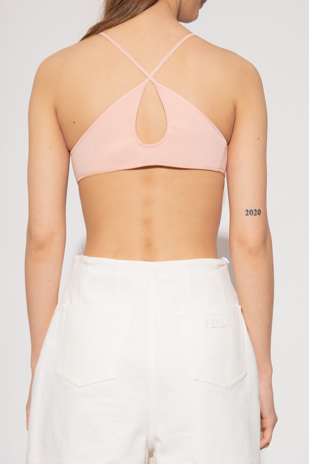 Fendi Reversible crop top