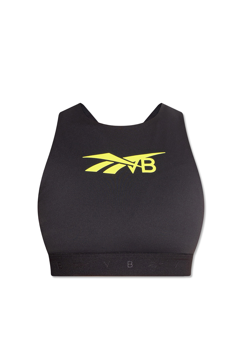 reebok jw ss tee amber - Sports bra with logo Reebok x Victoria