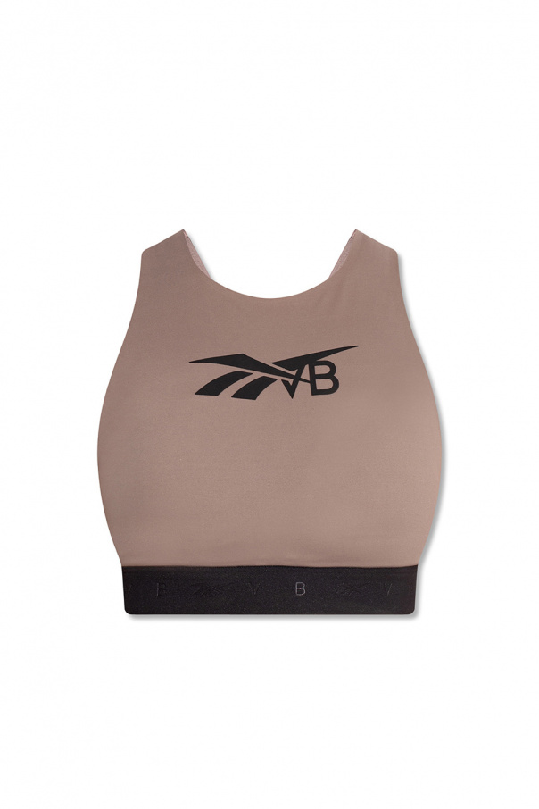 Reebok Ropa niños Mallas reebok x victoria beckham crossover back logo sports bra