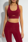 ADIDAS by Stella McCartney RED Cropped training top