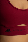 ADIDAS by Stella McCartney RED Cropped training top
