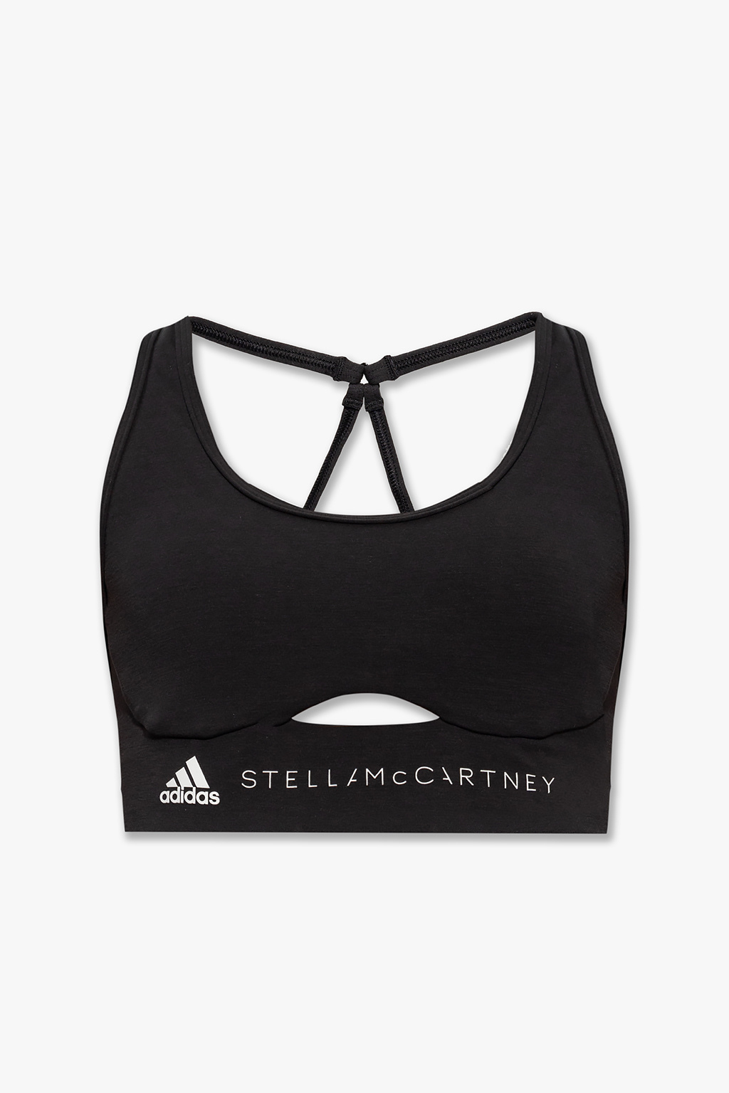 Black Sports bra with logo ADIDAS by Stella McCartney - Vitkac France
