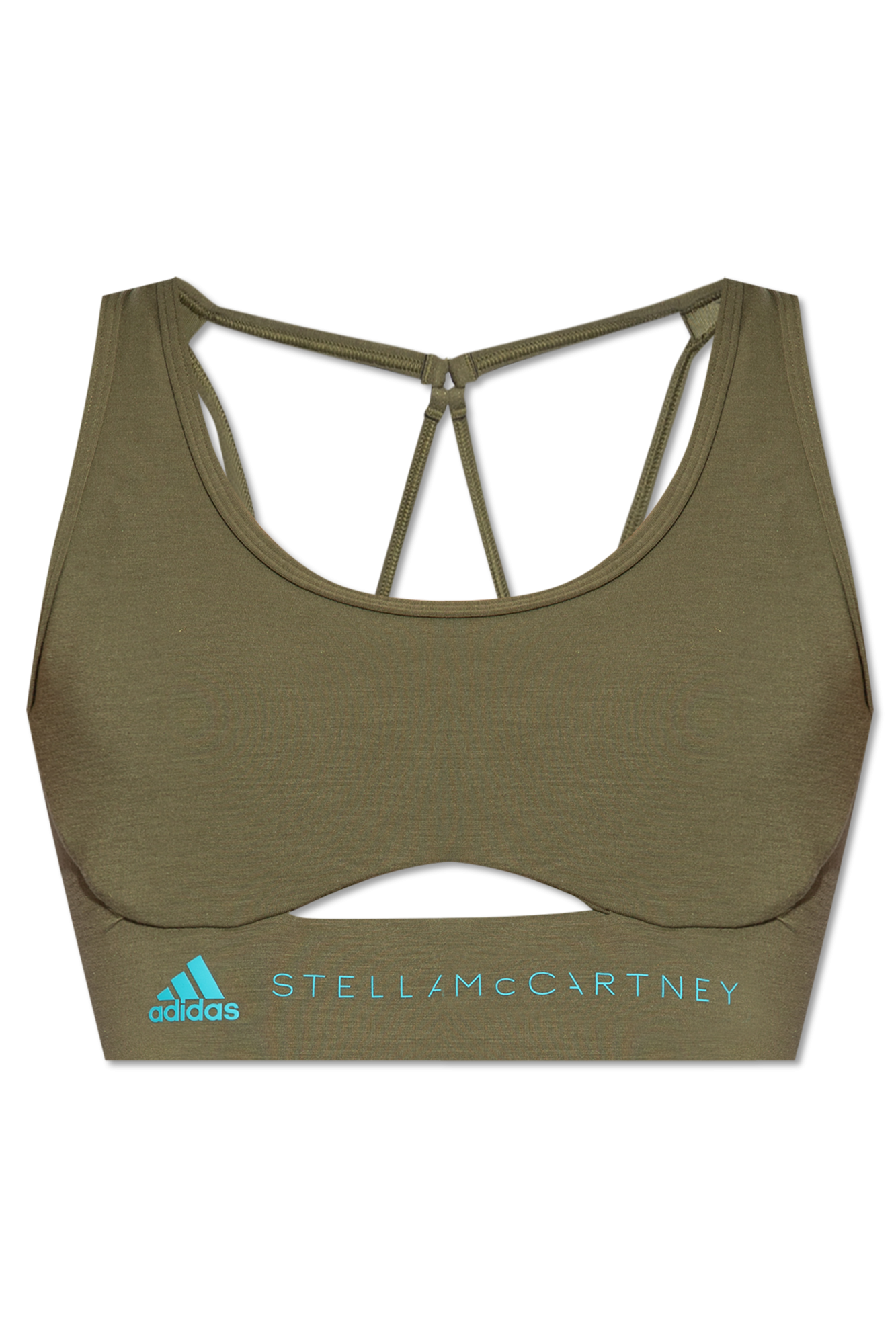 Green Sports bra with logo ADIDAS by Stella McCartney - Vitkac Canada