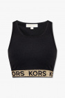 Michael Michael Kors BLACK Crop top with straps