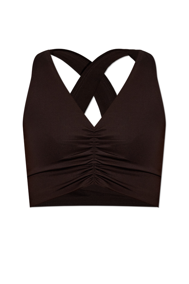 Training crop top with draping od Michael Michael Kors