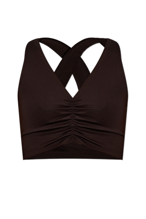 Brown training top