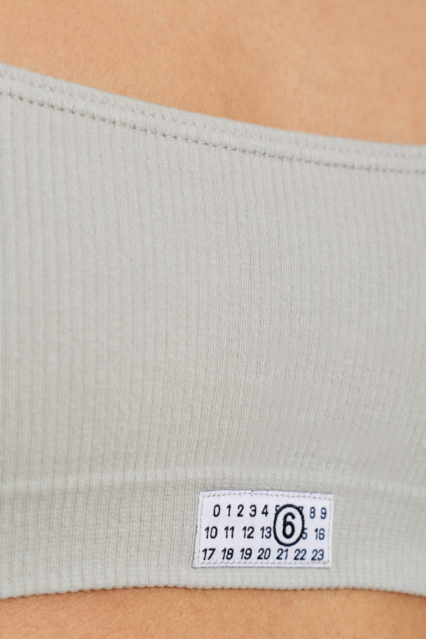 MM6 Maison Margiela Lingerie top with logo