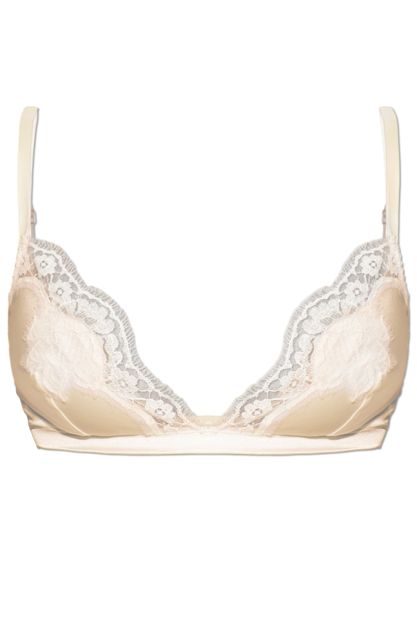 Silk bra with lace inserts od Dolce & Gabbana