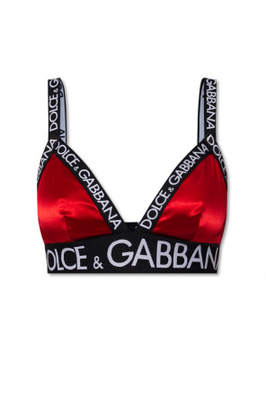 Dolce & Gabbana satin tied blouse