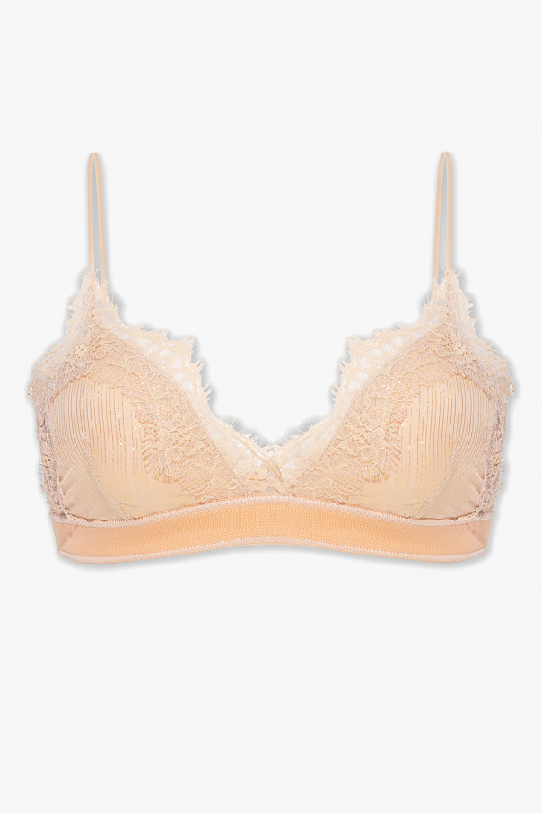 Oseree Silk bra with lace