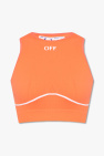 Off-White ORANGE Sports top with logo