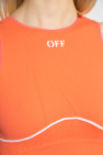 Off-White ORANGE Sports top with logo