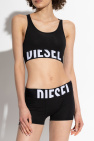 Diesel BLACK Bra UFSB-COTTON-RACE-BRALETTE
