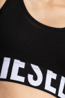 Diesel BLACK Bra UFSB-COTTON-RACE-BRALETTE