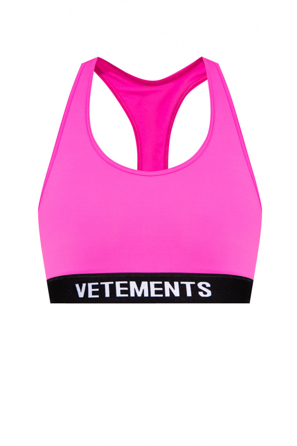 VETEMENTS Cropped training top