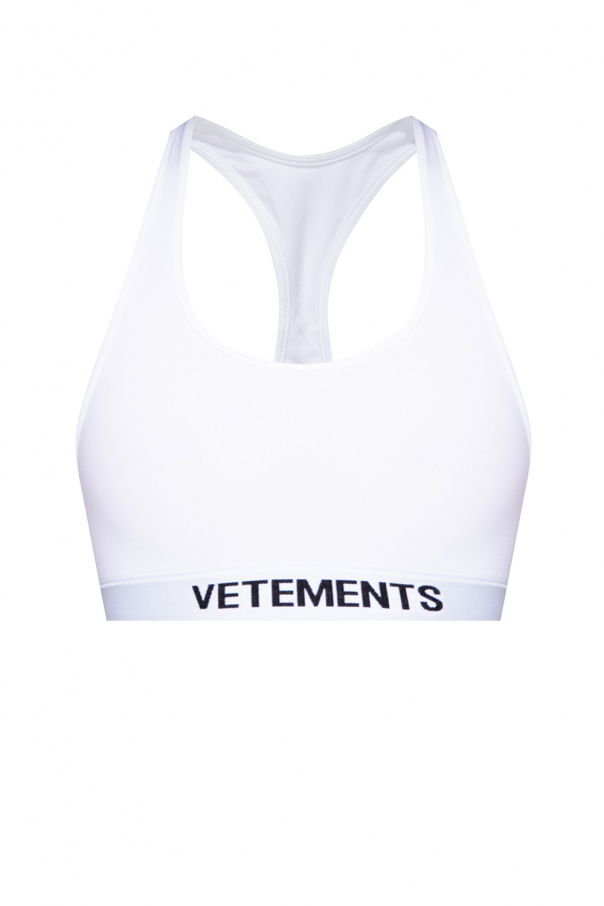 VETEMENTS Cropped training top