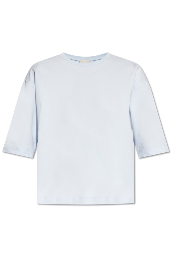 Hanro T-shirt z okrągłym dekoltem