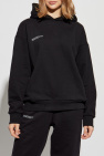 Pangaia BLACK Sweatshirt with logo